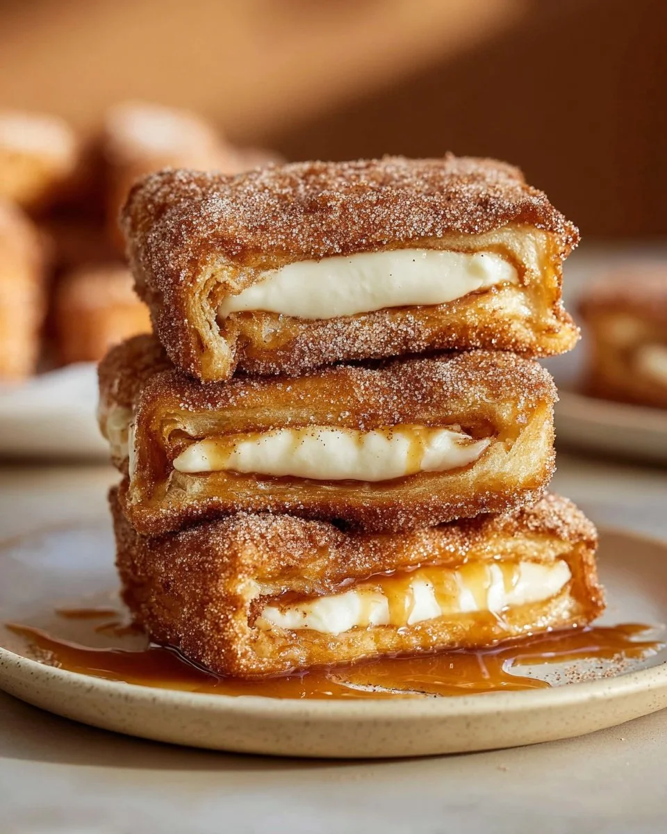 Decadent Churro Cheesecake topped with cinnamon and sugar