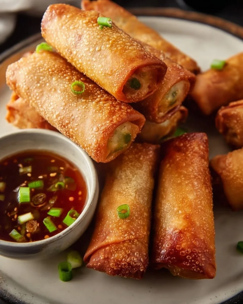 Crispy Ground Venison Egg Rolls