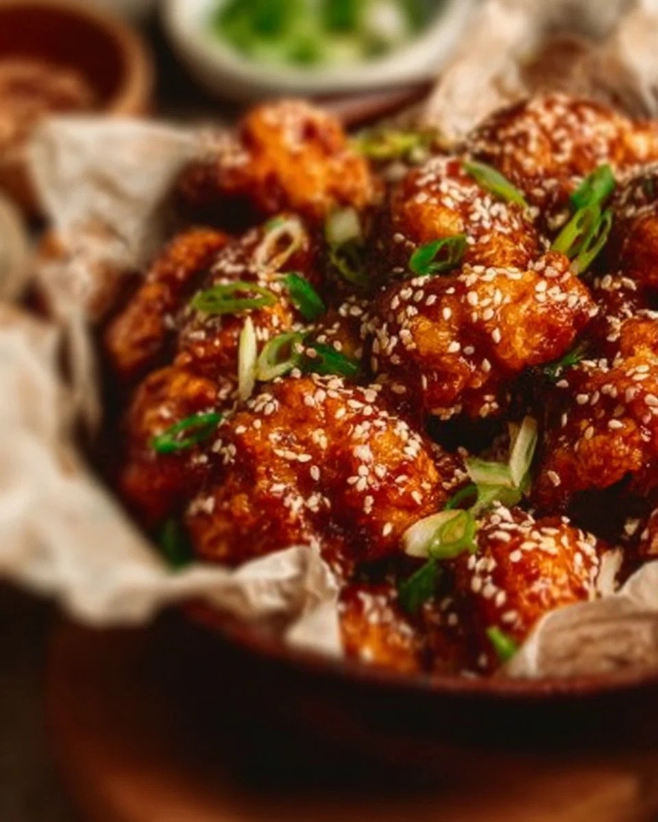 Korean Fried Cauliflower (VIDEO)