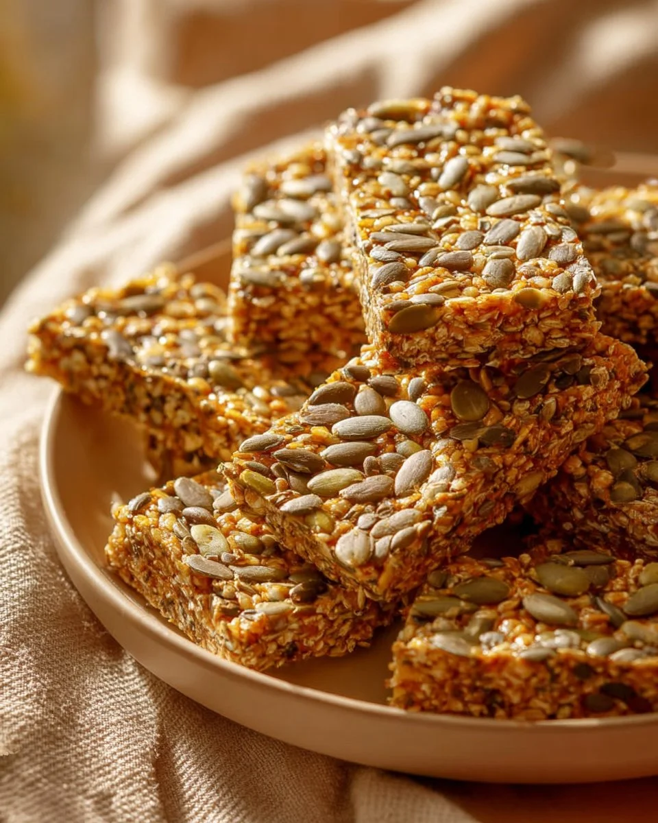 Homemade four-seed-crackers served in a bowl, perfect for snacking.