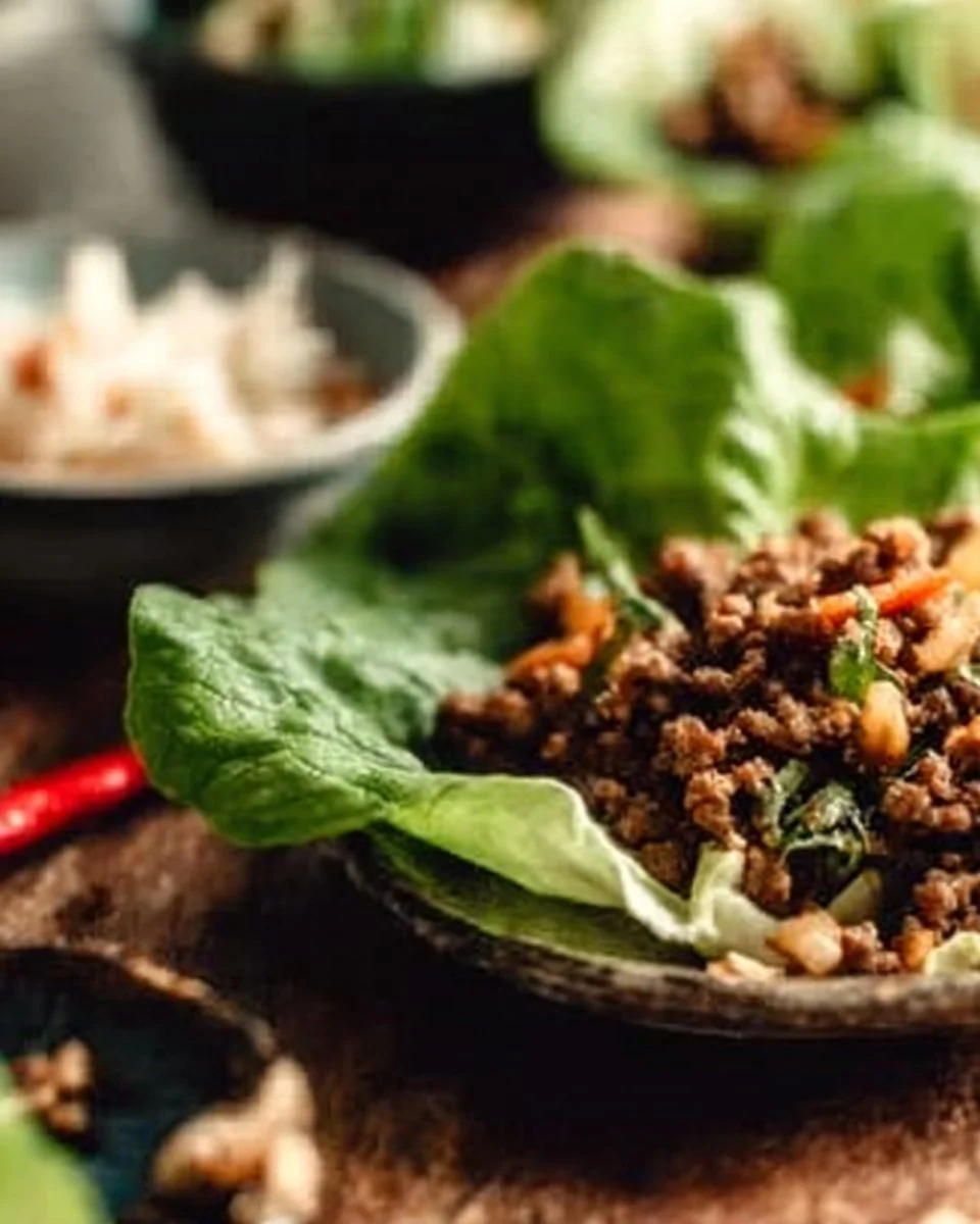 San Choy Bow (Chinese Lettuce Wraps)