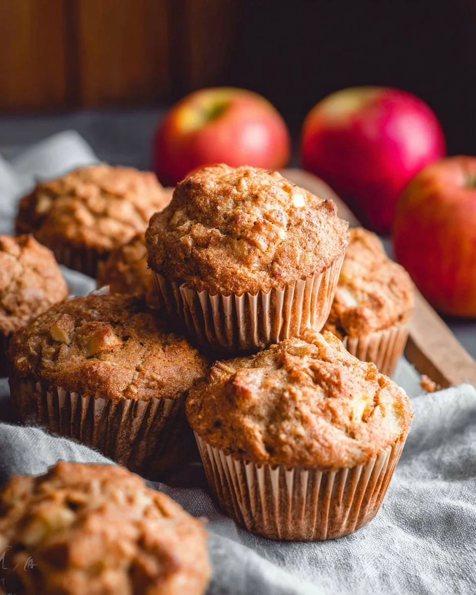 Whole Wheat Apple Muffins