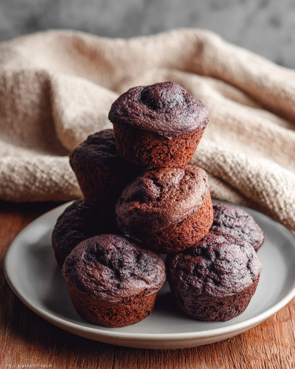Chocolate Protein Mini Muffins