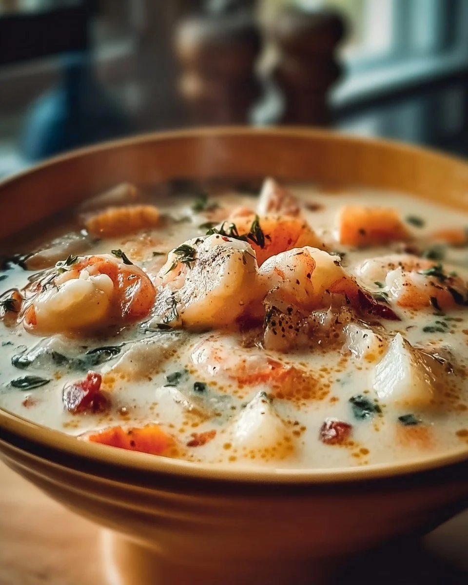 Hearty Nova Scotia Seafood Chowder for Cozy Nights In