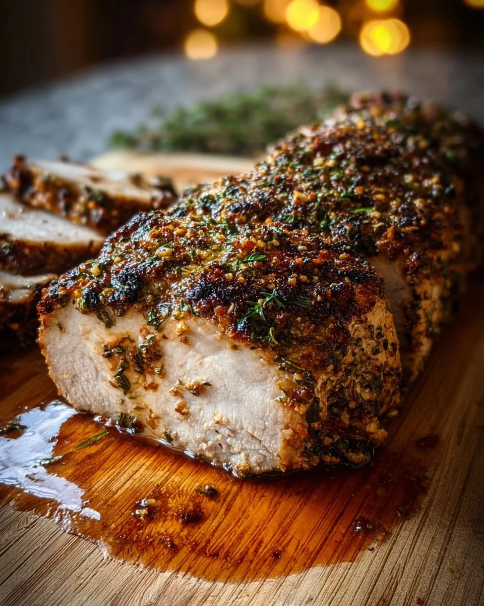Delicious Herb Crusted Pork Loin: 1 Amazing Recipe