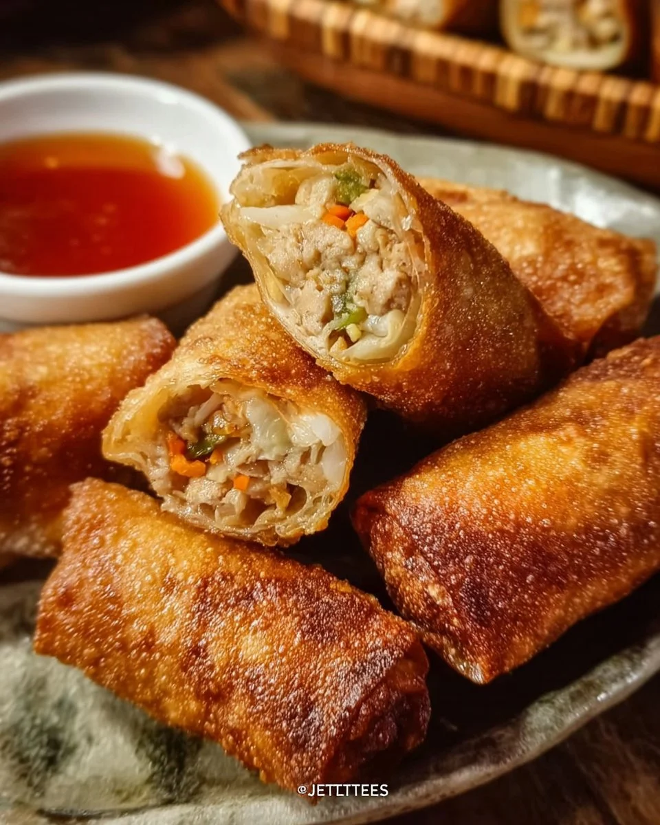 Homemade Pork Egg Rolls