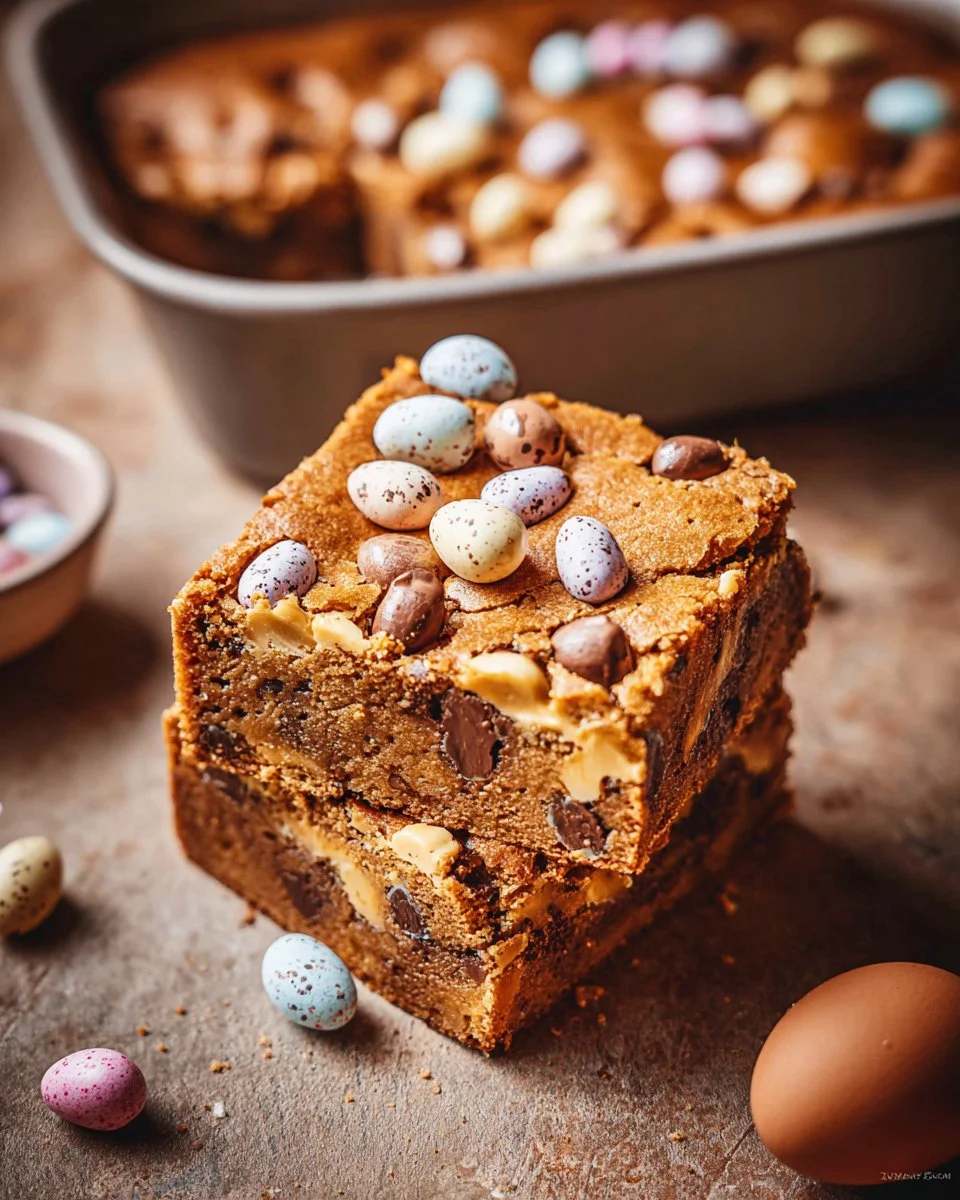 Cadbury Mini Egg Blondies