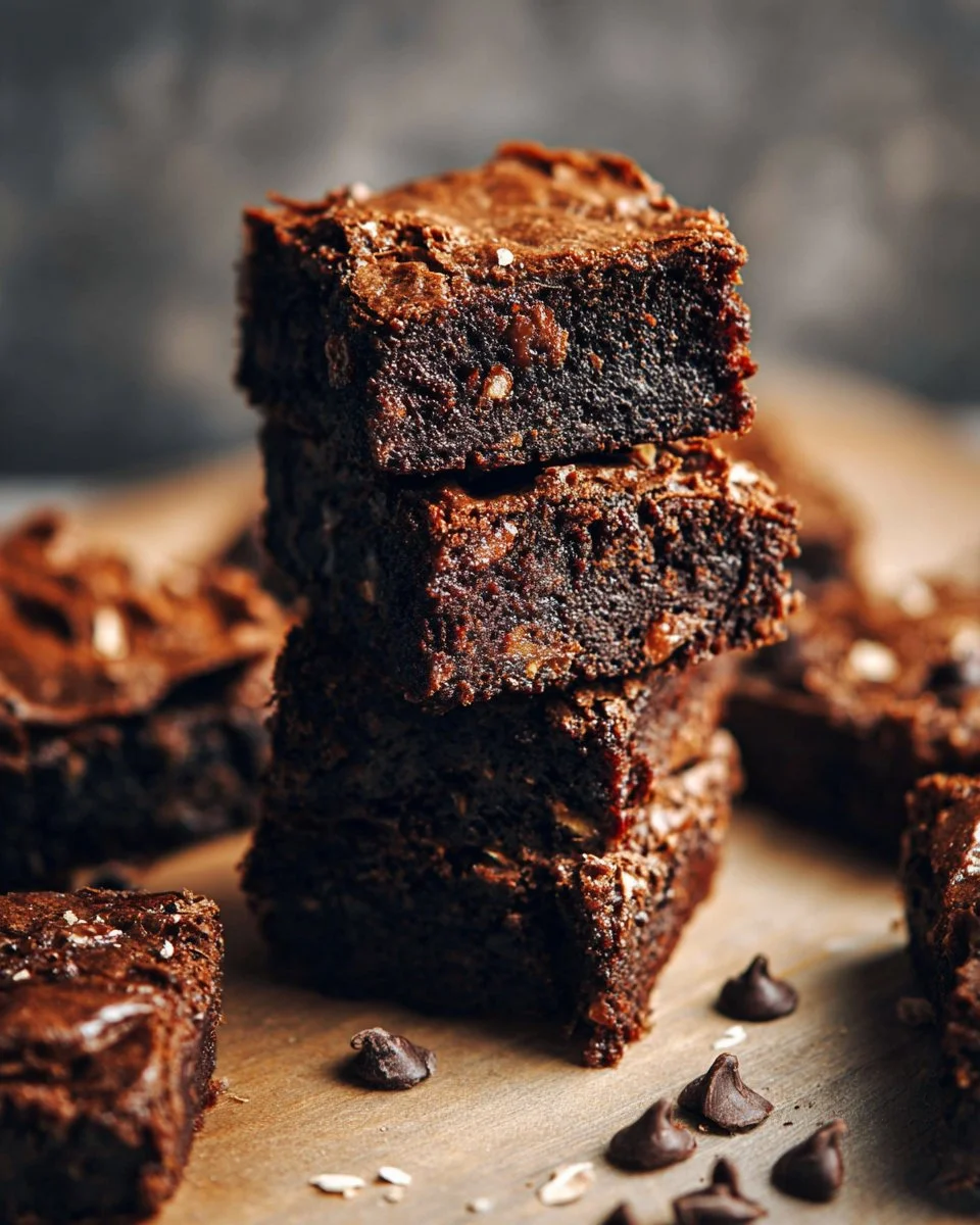 Irresistible Nut Butter Oat Brownies