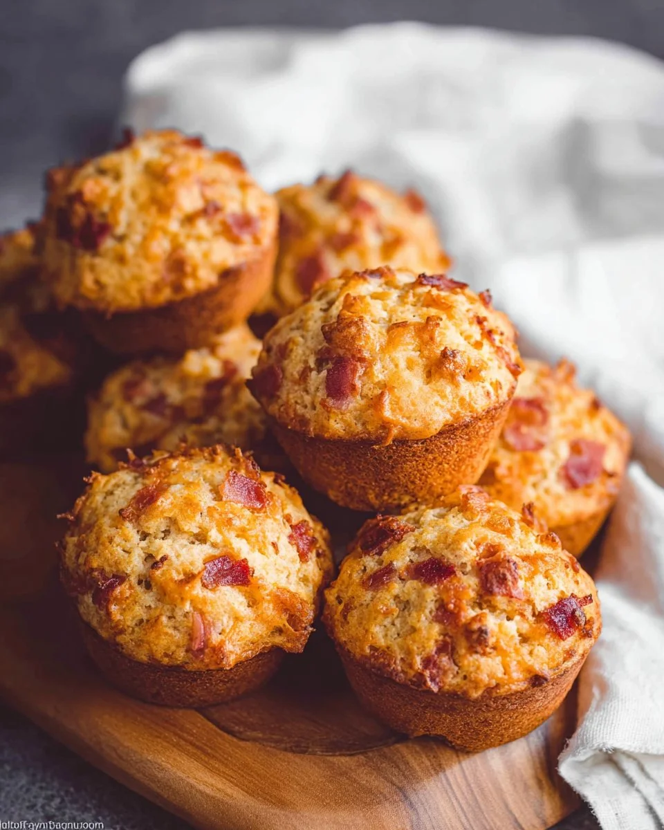 Bacon Cheese Muffin Biscuits