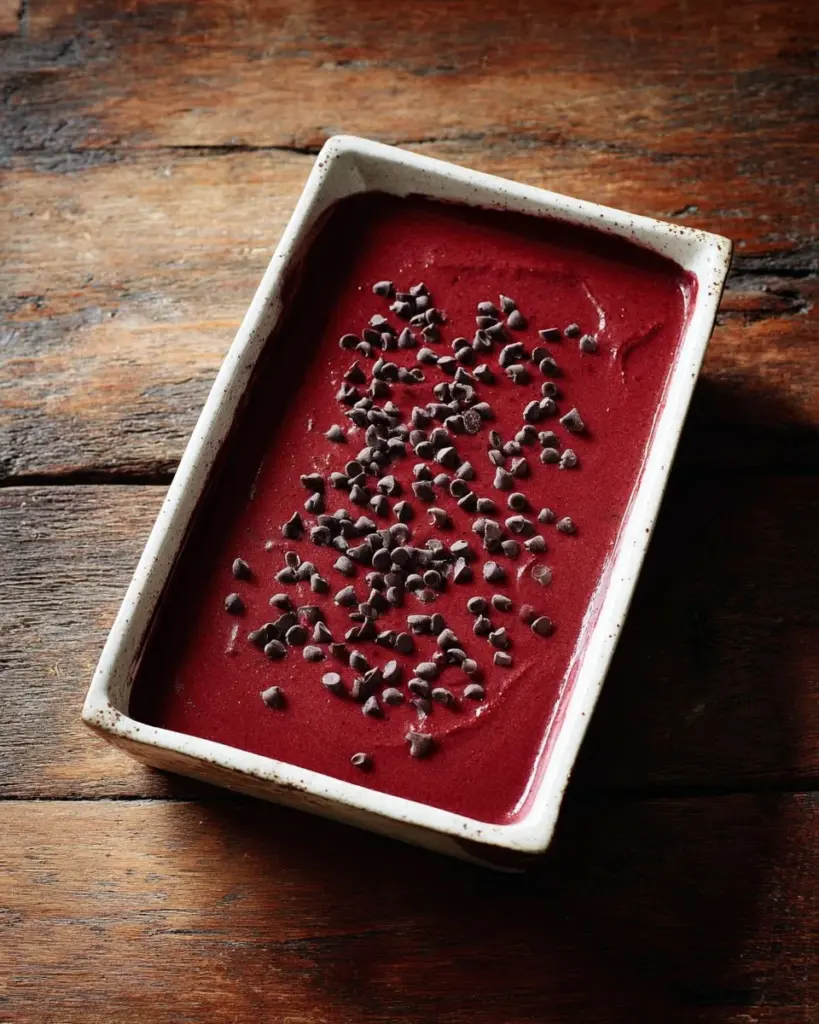 Decadent beetroot brownies topped with chocolate, a healthy dessert twist.