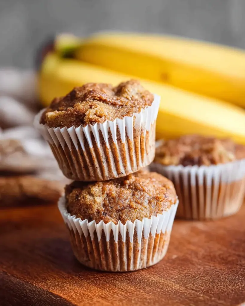 Paleo coconut flour banana muffins fresh out of the oven, delicious and healthy.