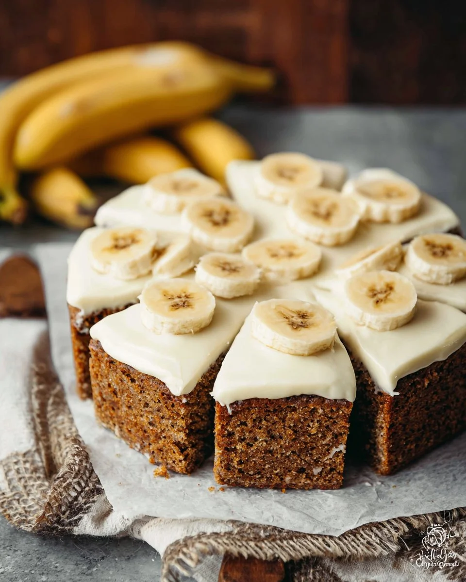 Banana Cake with Cream Cheese Frosting