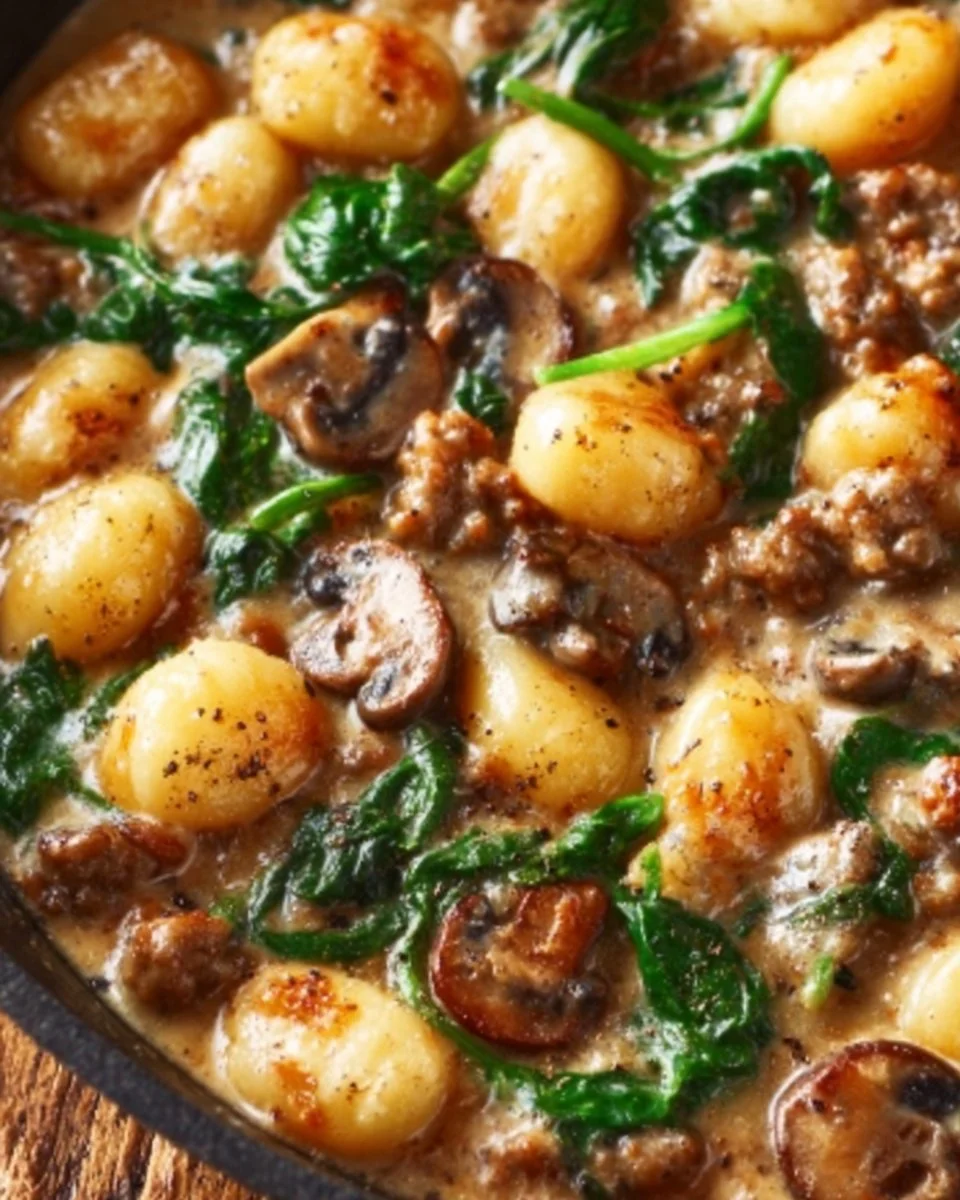 Italian Sausage Gnocchi Skillet