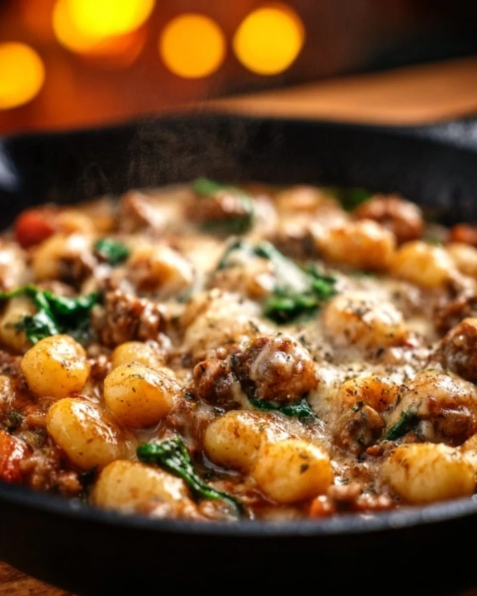 Italian Sausage Gnocchi Skillet
