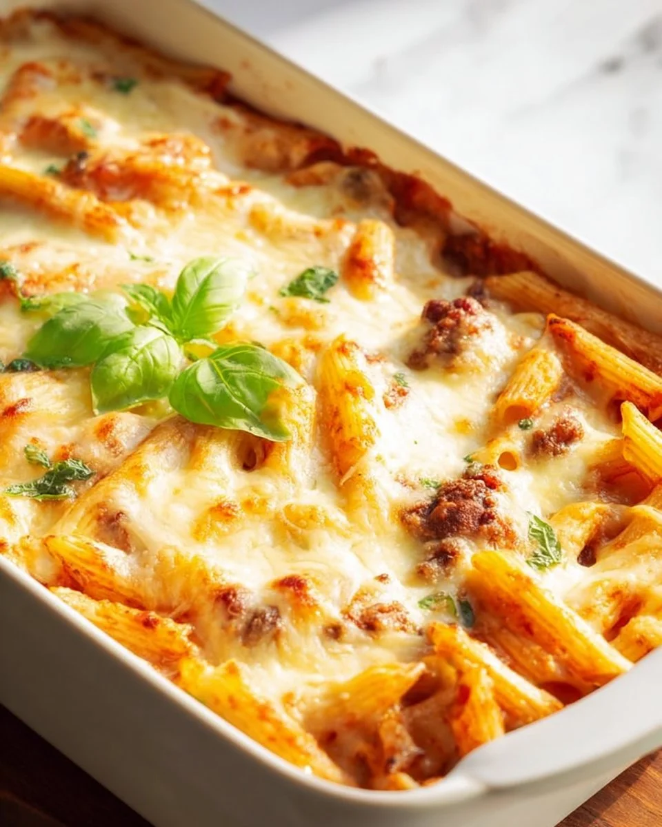 Italian Sausage Penne Bake