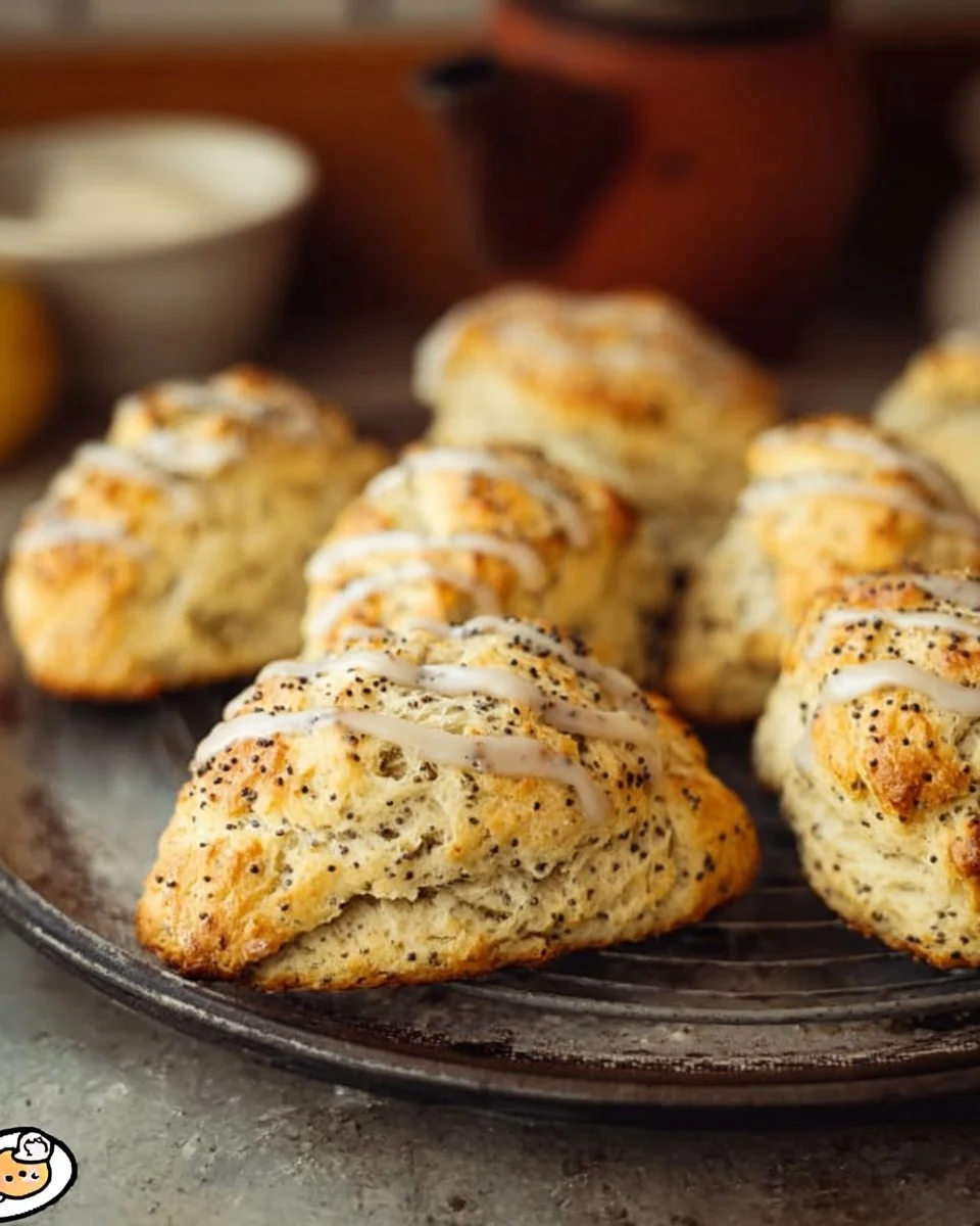 Lemon Poppyseed Scones