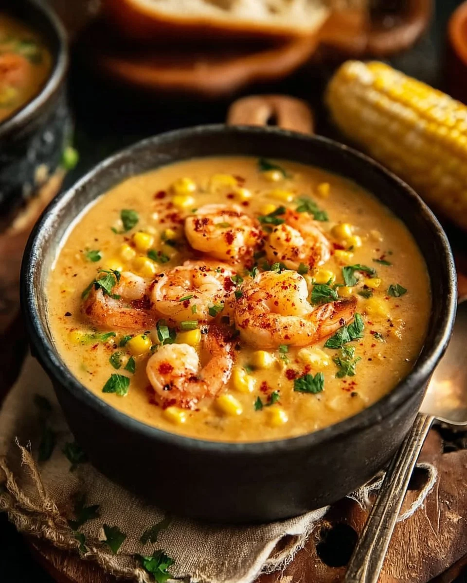 Louisiana Shrimp and Corn Bisque Recipe - Creamy & Delicious
