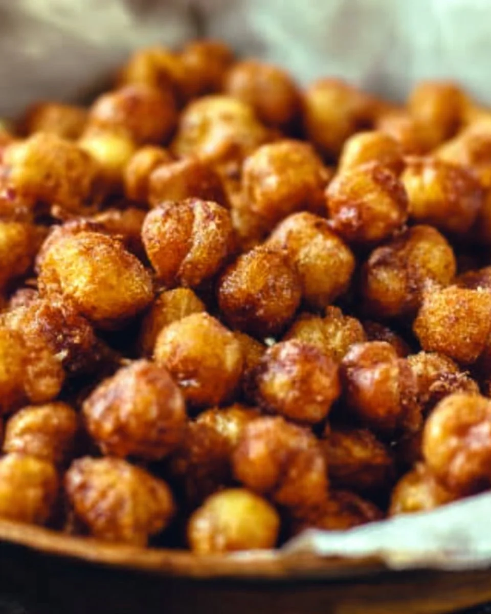 Maple Cinnamon Roasted Chickpeas: A Crunchy, Healthy Snack