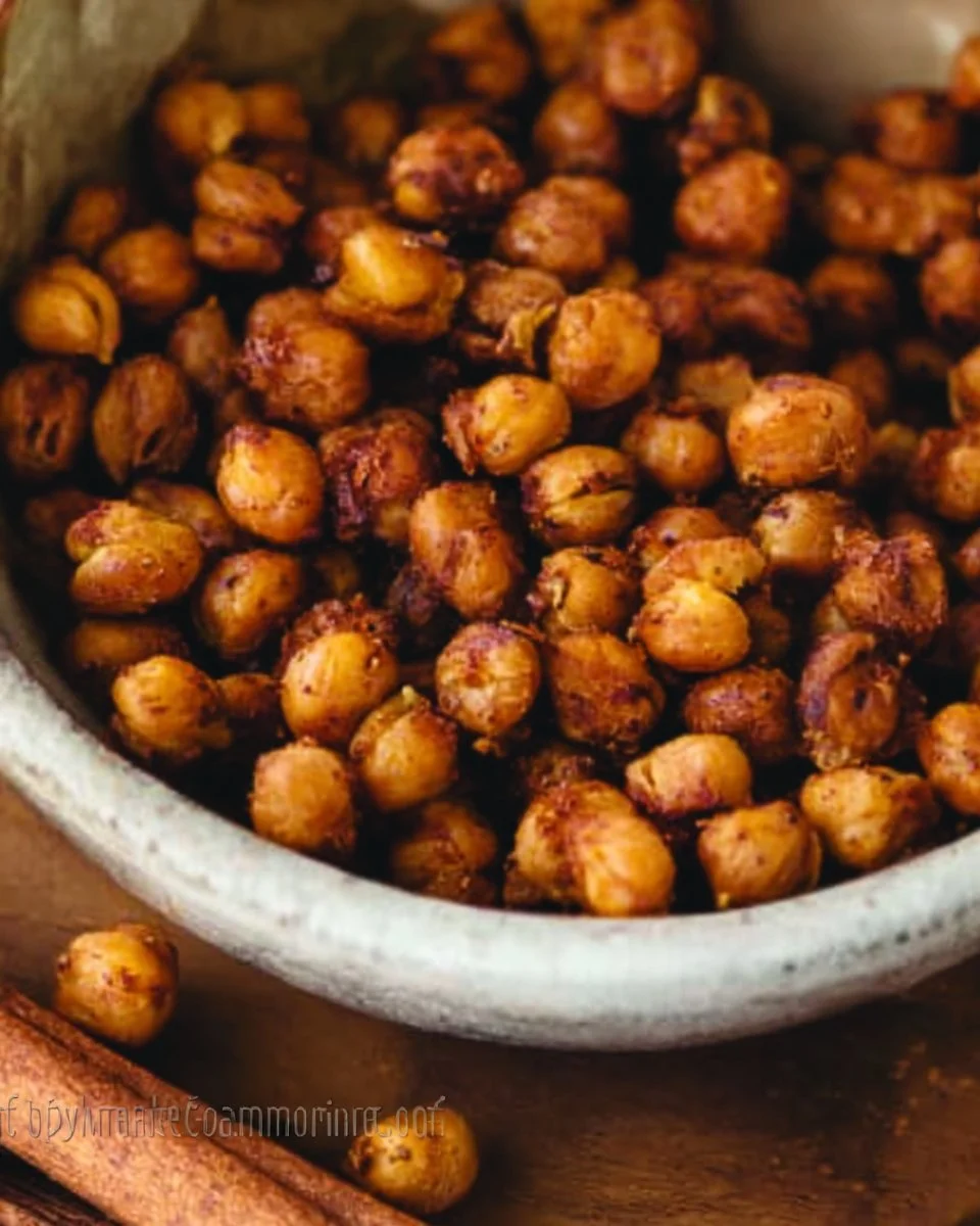 Maple Cinnamon Roasted Chickpeas: A Crunchy, Healthy Snack