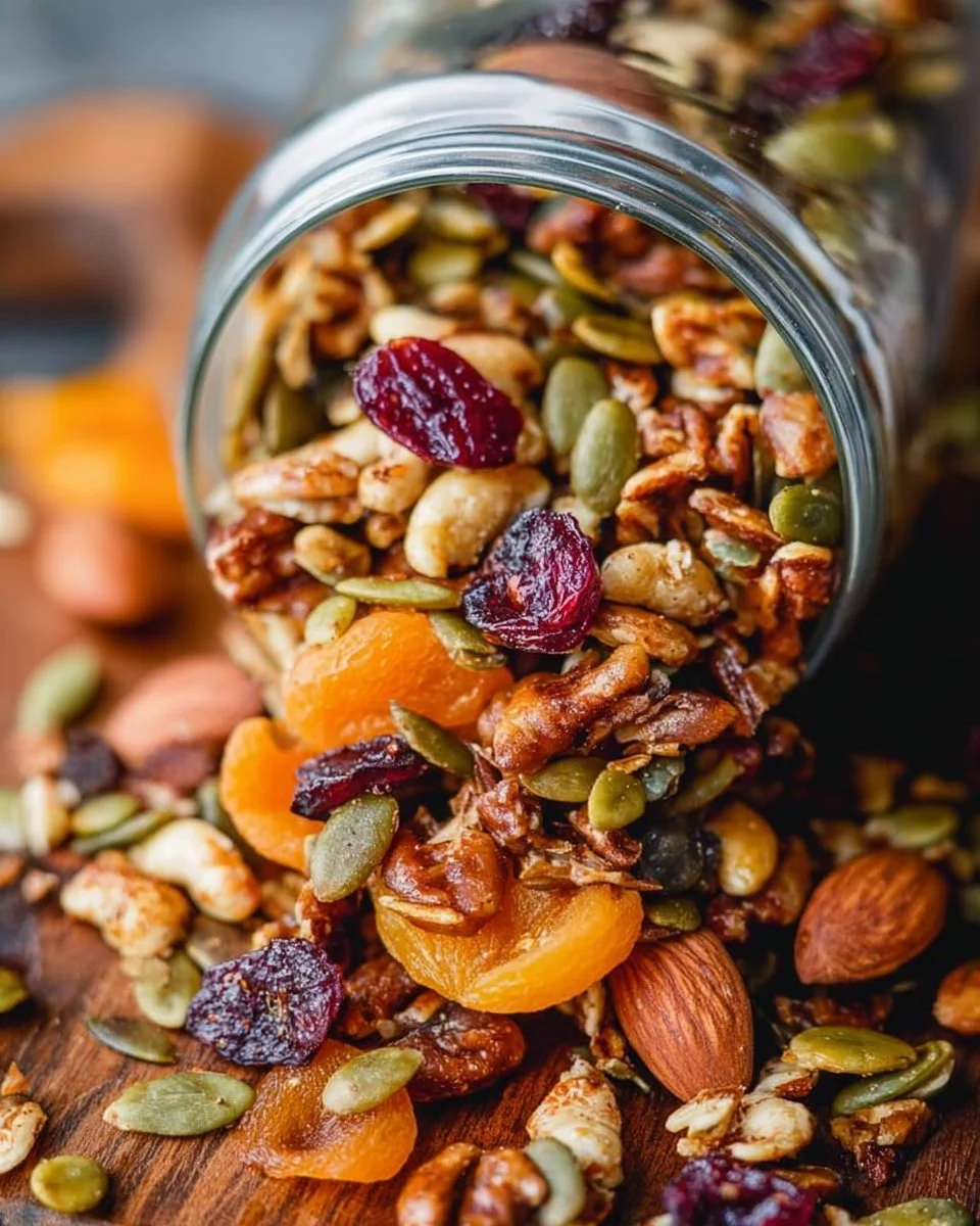 Maple Pumpkin Fall Harvest Trail Mix | Trail Mix Recipe