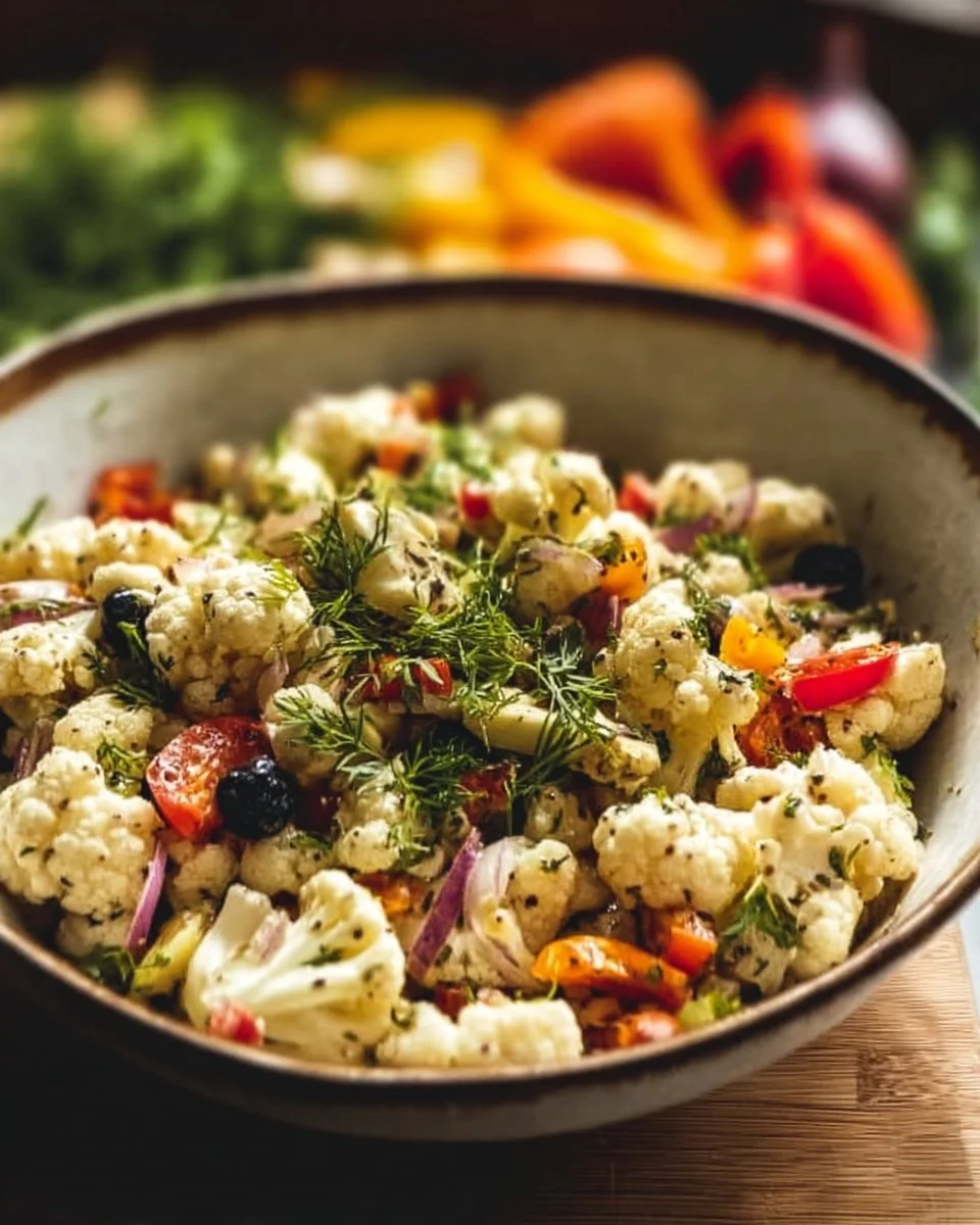 Marinated Cauliflower Salad