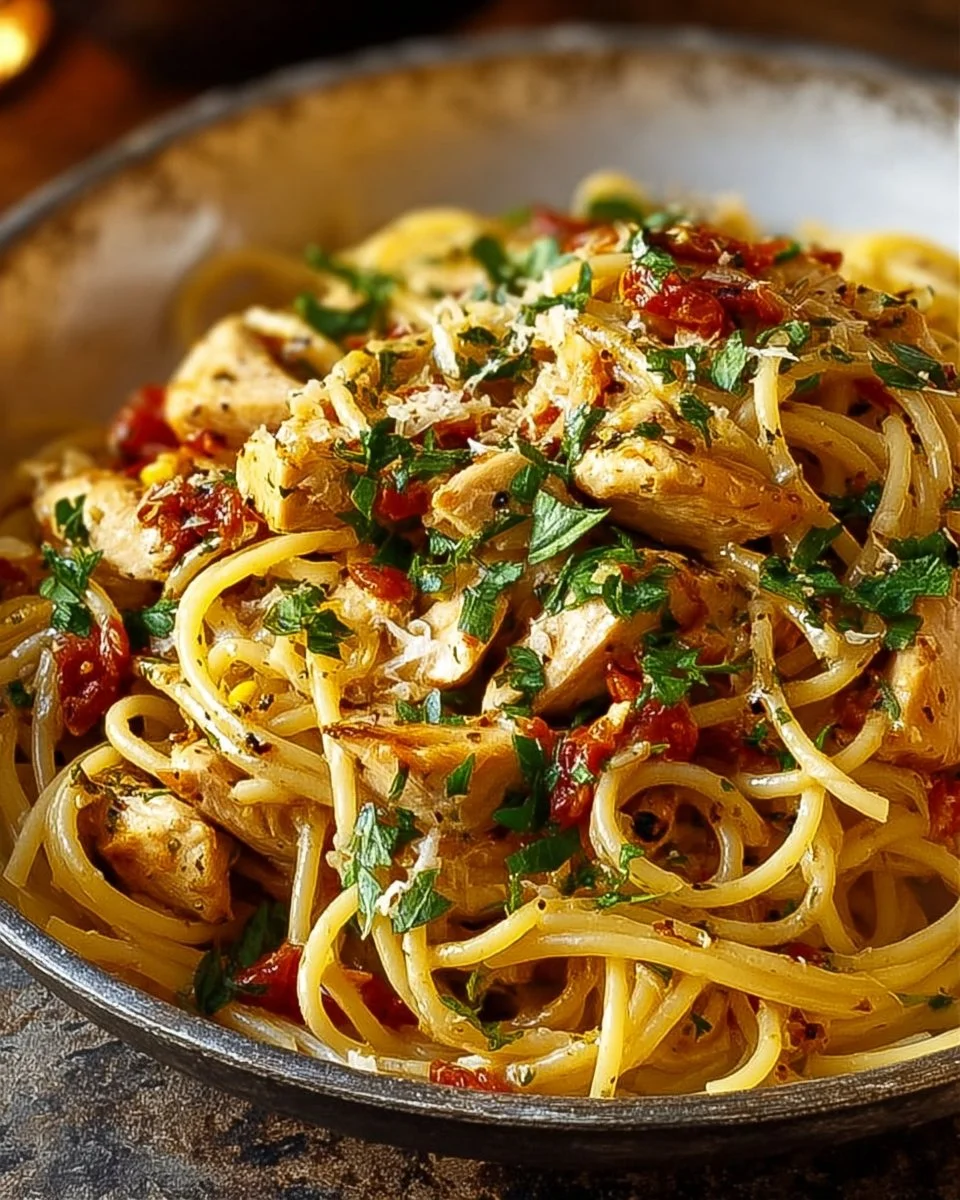 Monterey Chicken Spaghetti