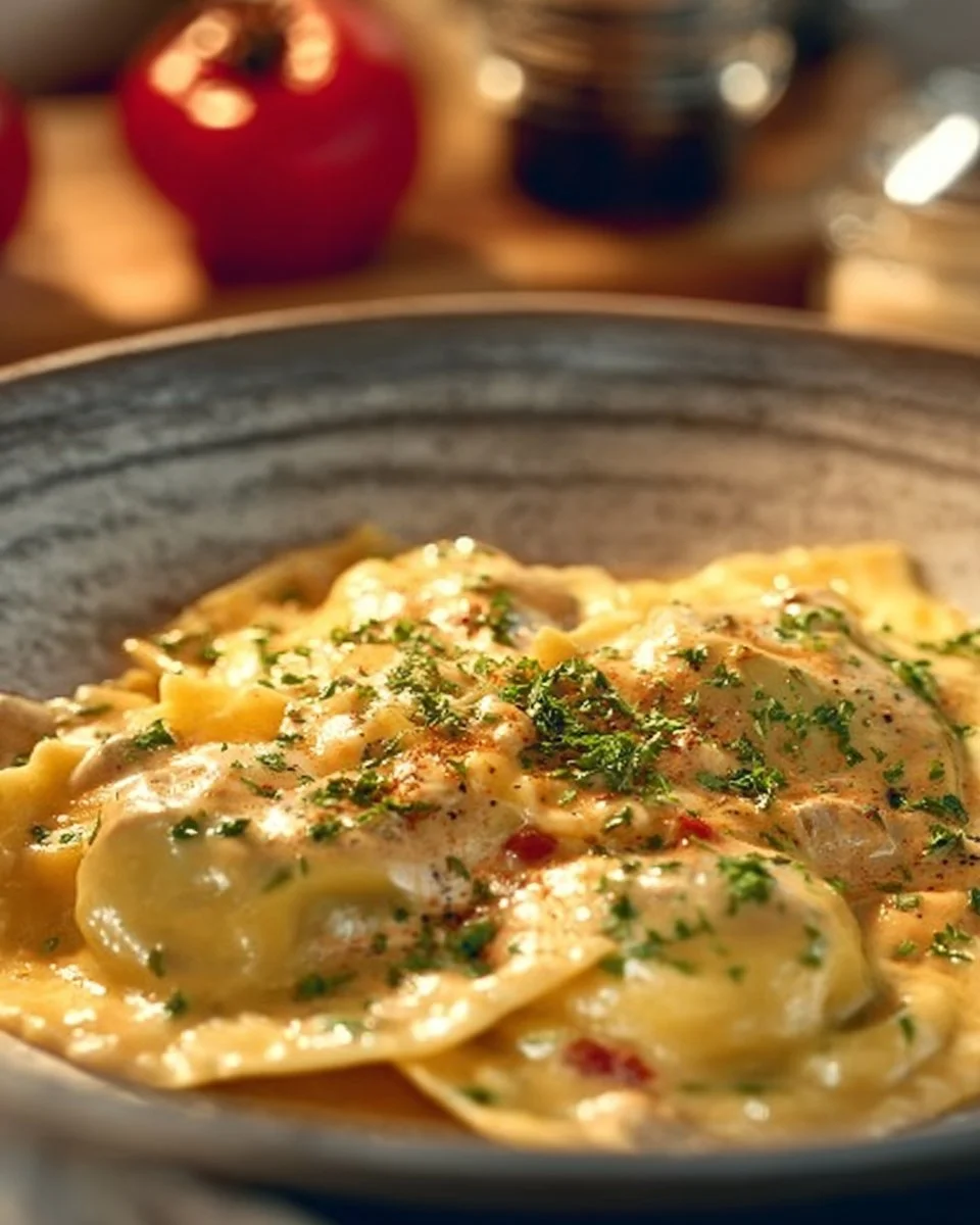 Olive Garden Portobello Ravioli