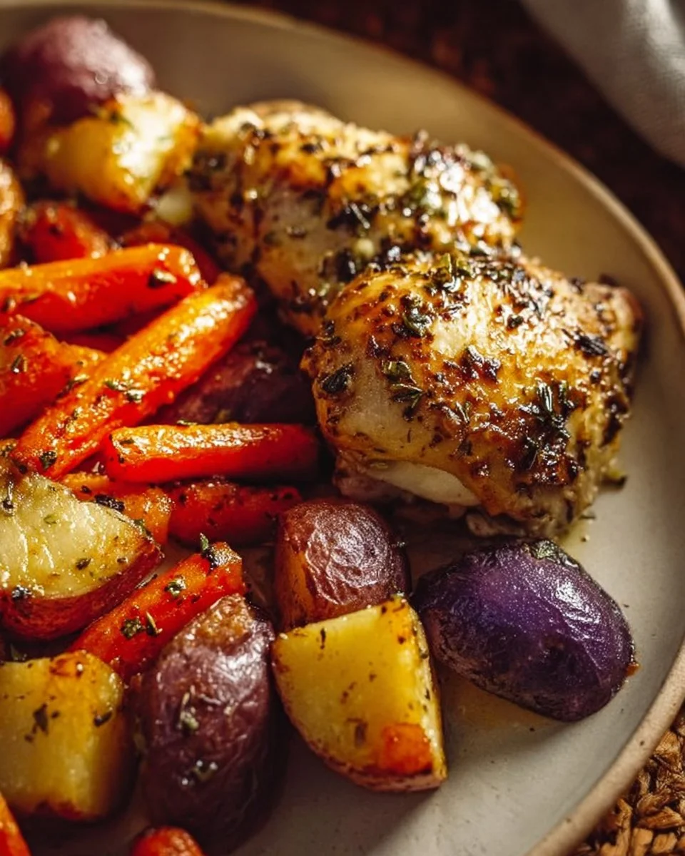 Oven Roasted Chicken and Veggies