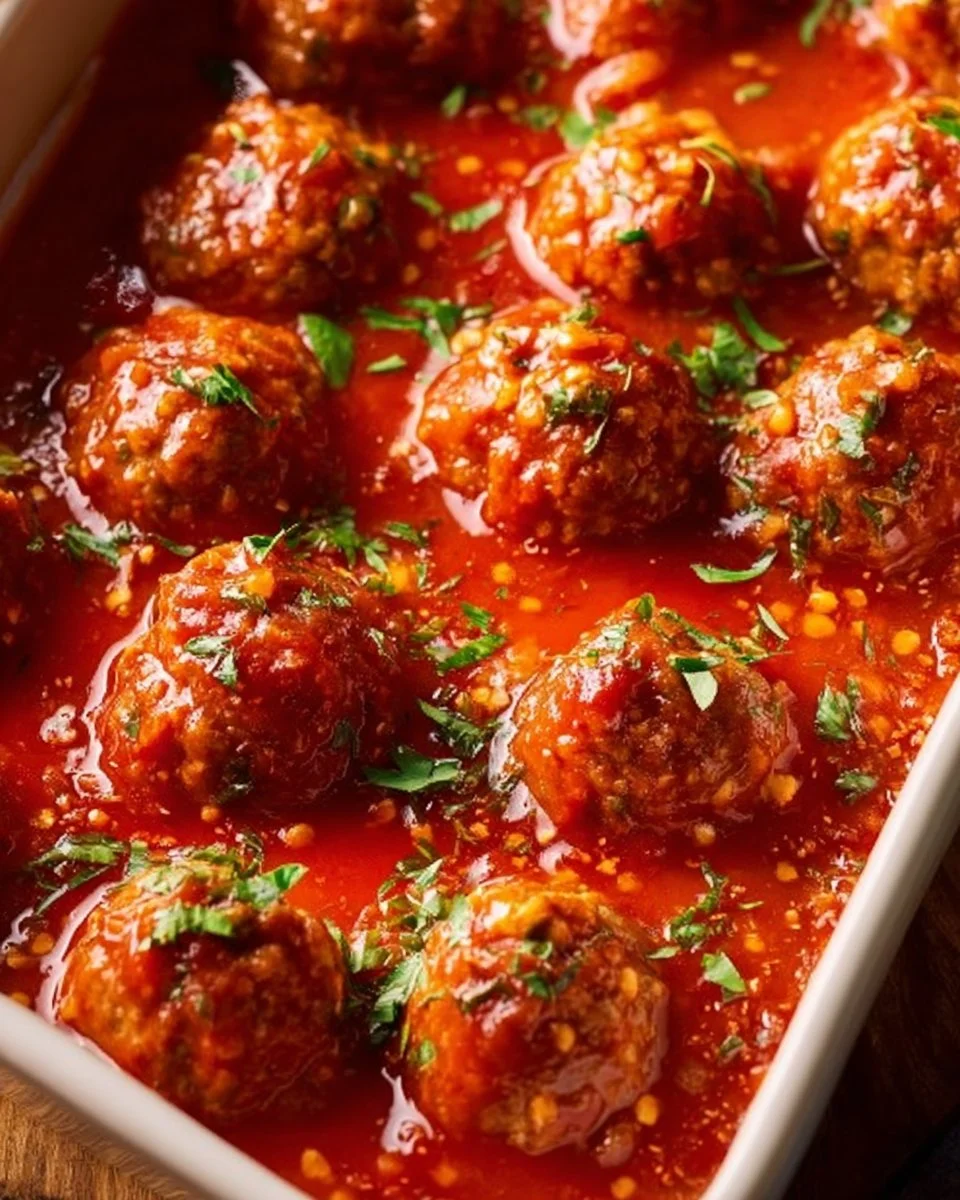 Delicious Porcupine Meatballs served on a plate with sauce.