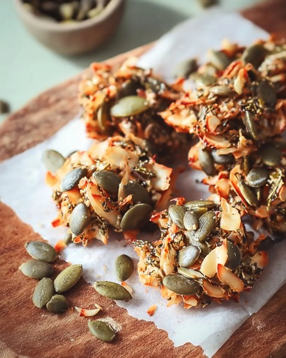 Pumpkin Seed and Coconut Clusters