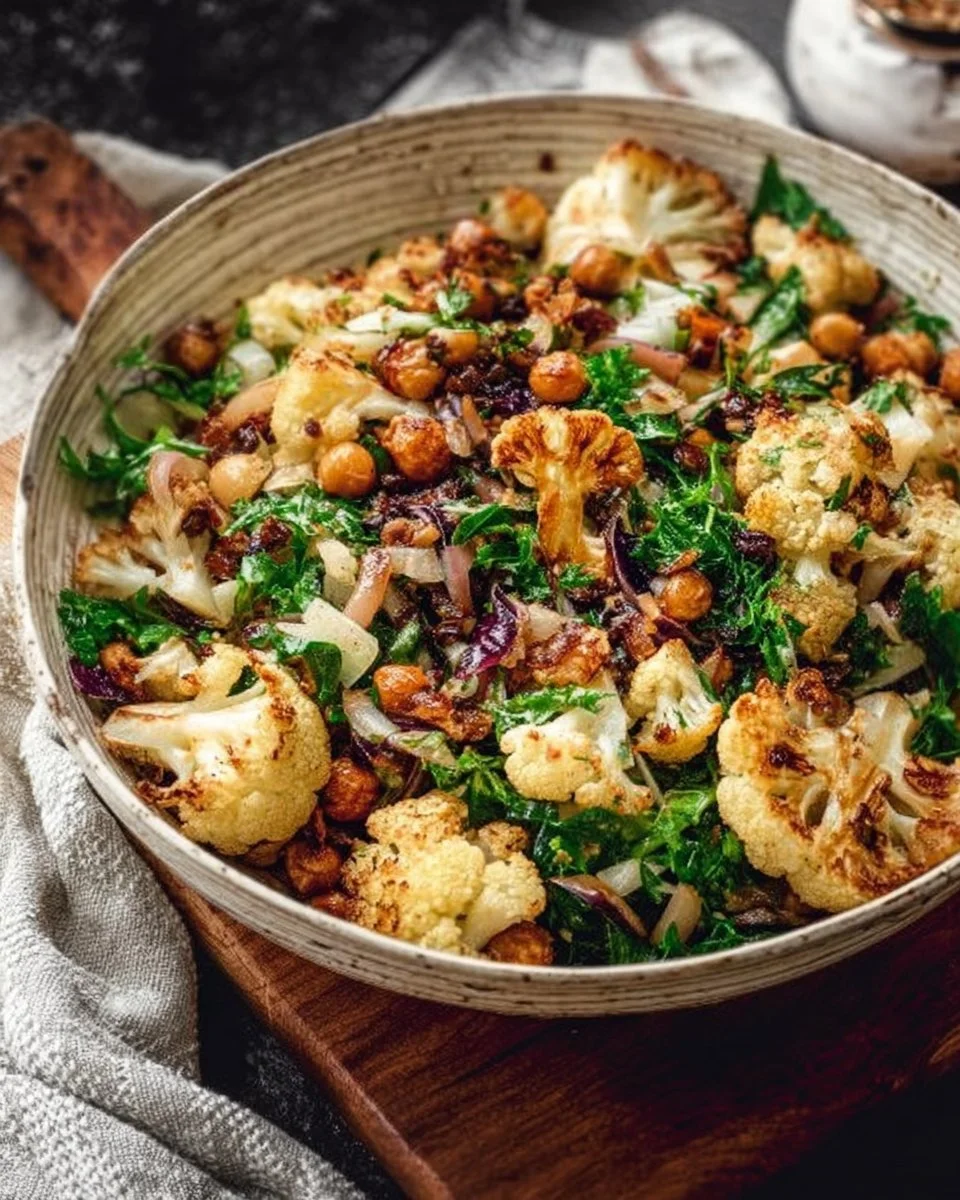 Roasted Cauliflower Salad