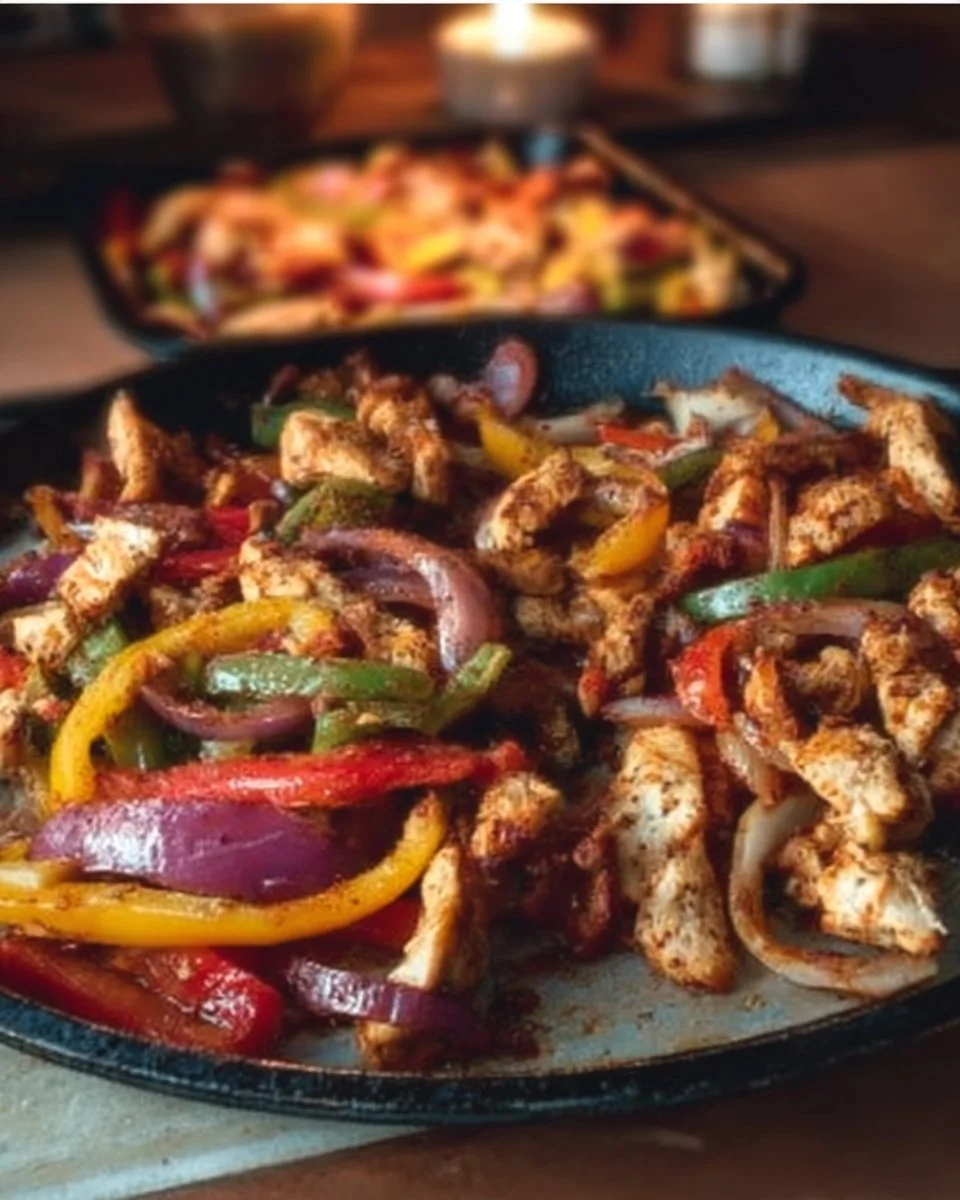 Sheet Pan Chicken Fajitas