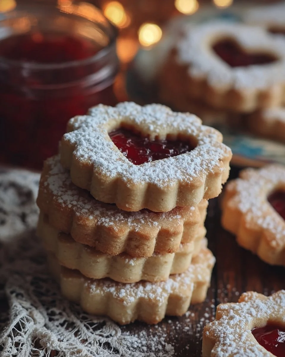 Soft and Sweet Linzer Cookies - Baking with Blondie