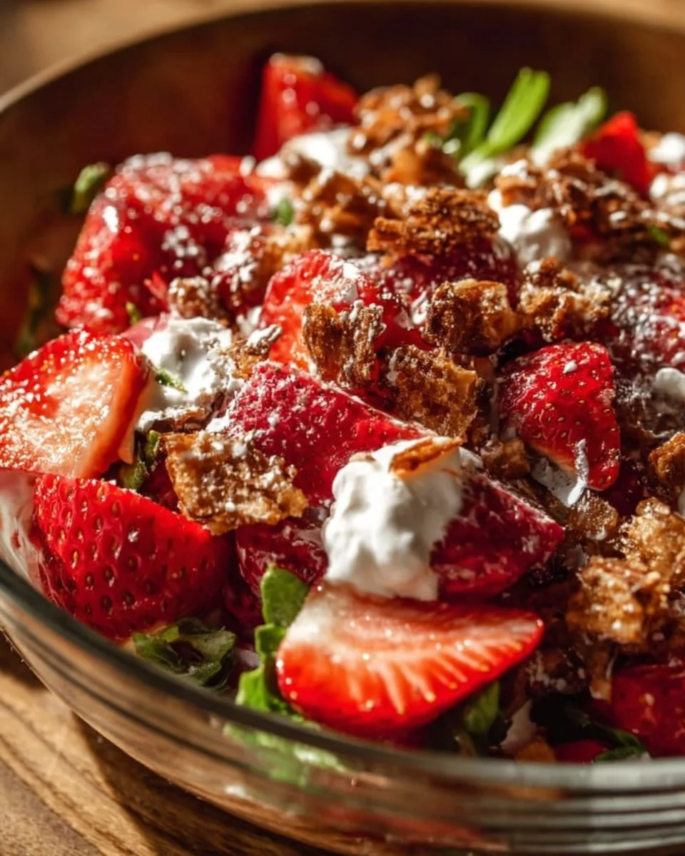 Strawberry Crackle Salad