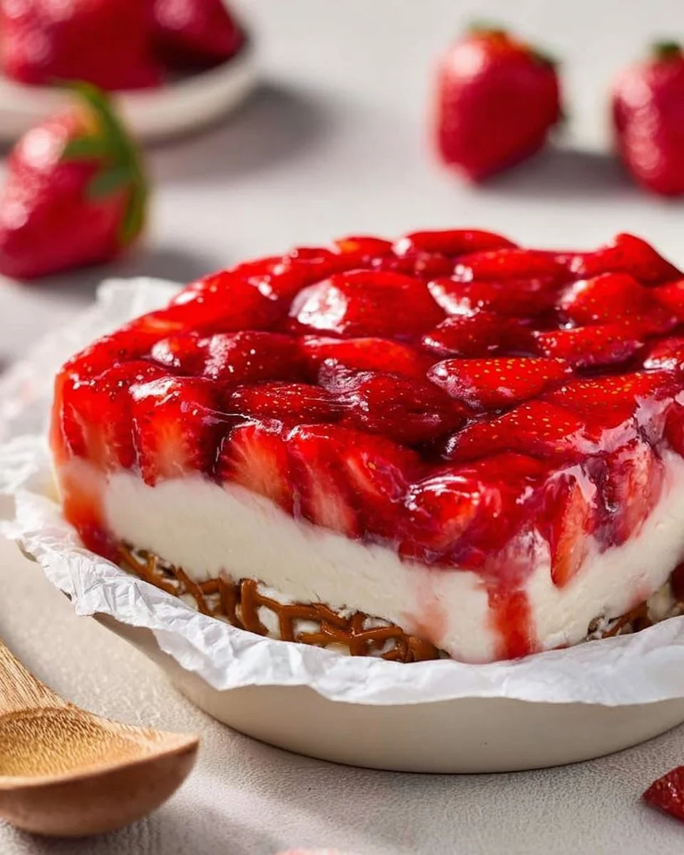 Strawberry Pretzel Salad
