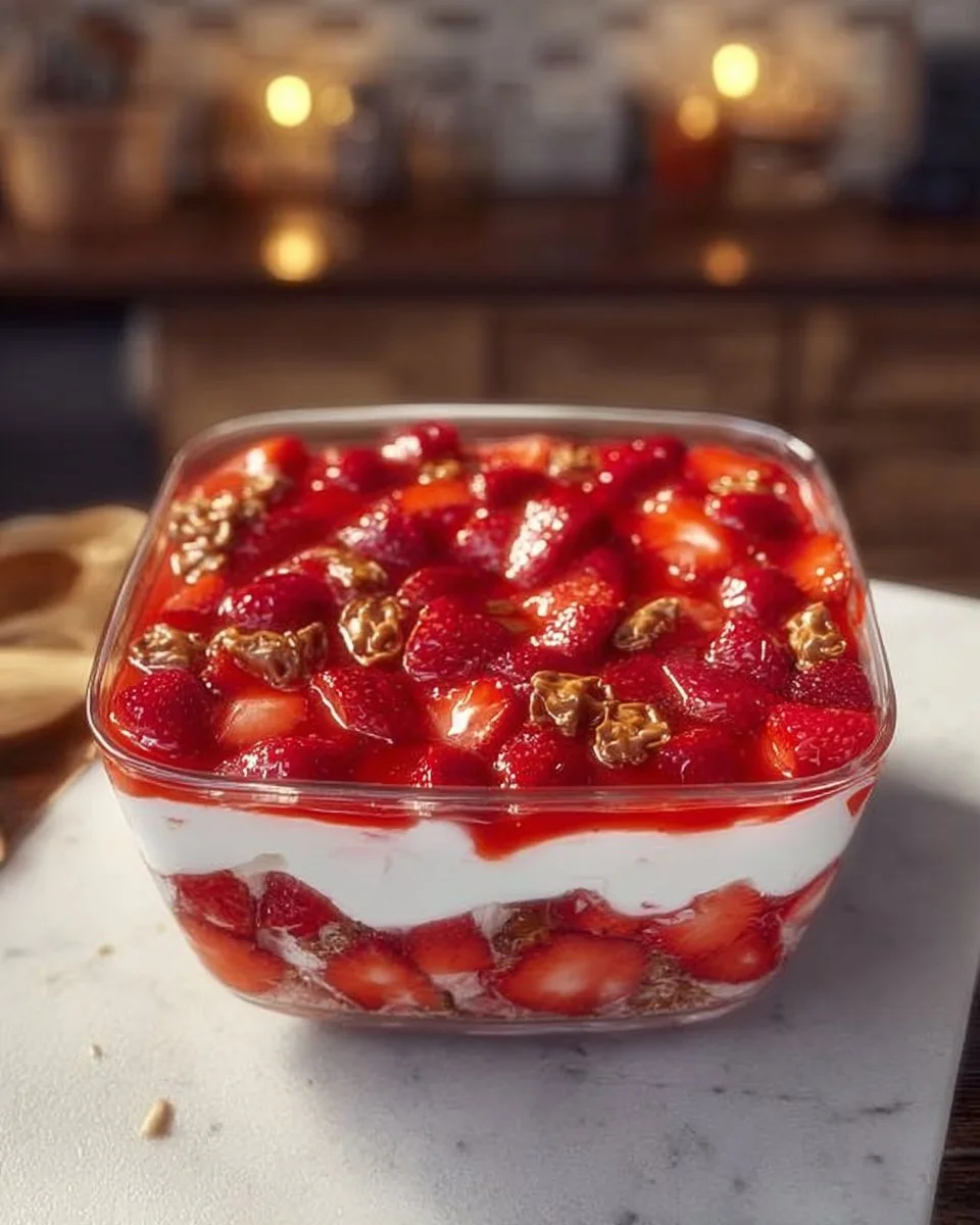 Strawberry Pretzel Salad