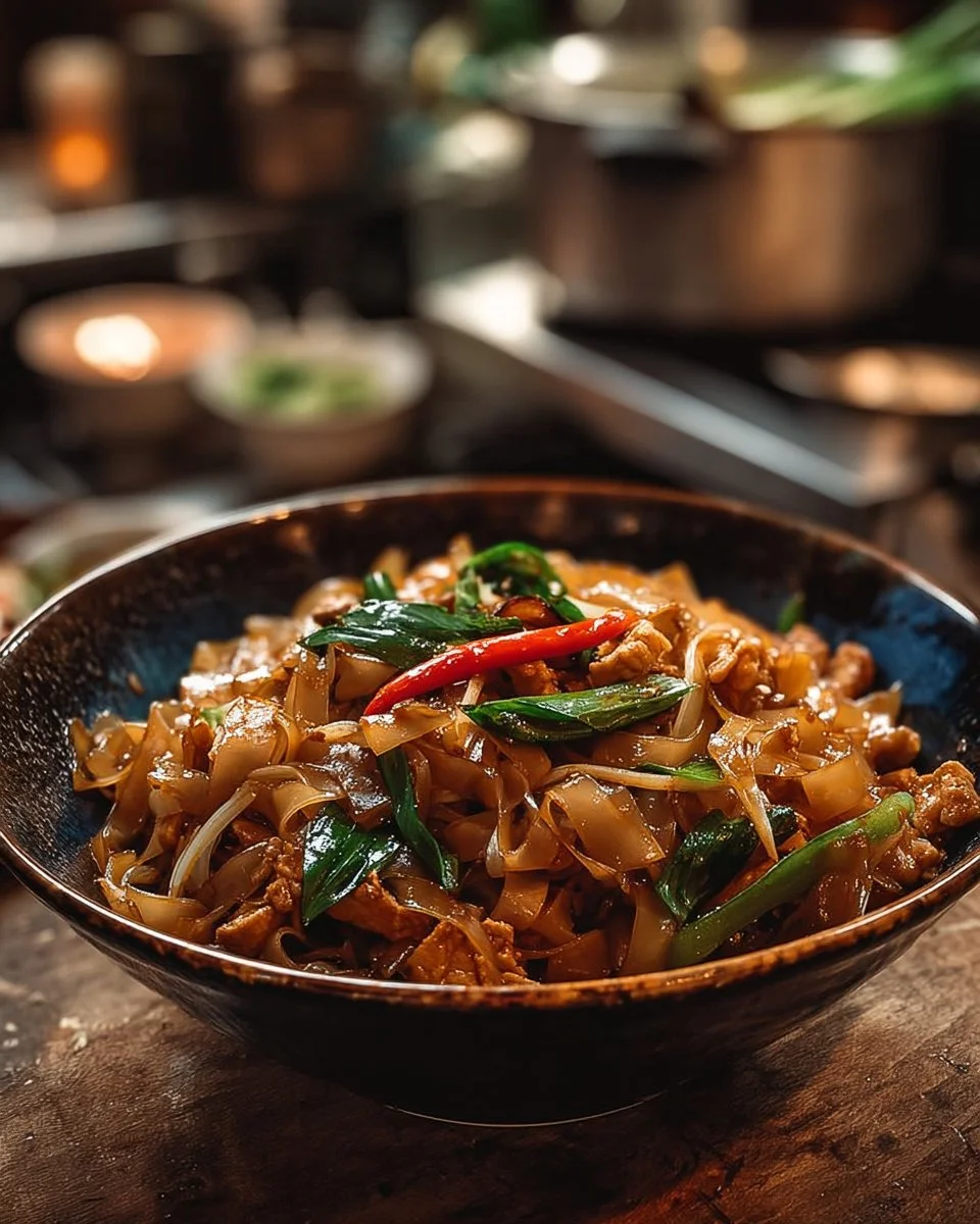 Street Style Thai Drunken Noodles