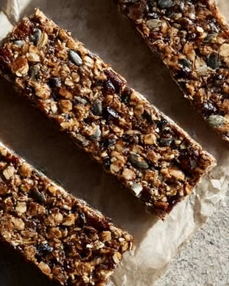 Trail Mix Granola Bars (video)