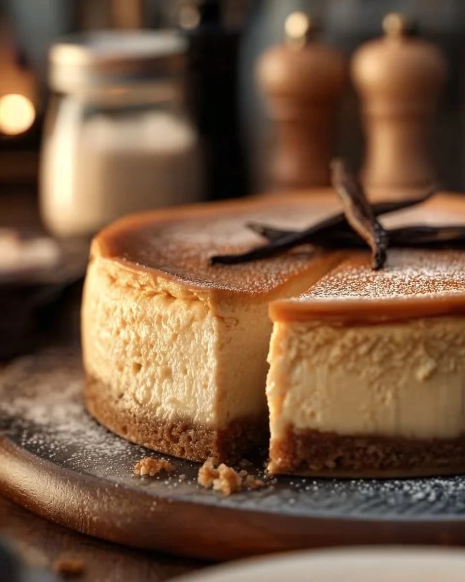 Vanilla Bean Brown Butter Cheesecake