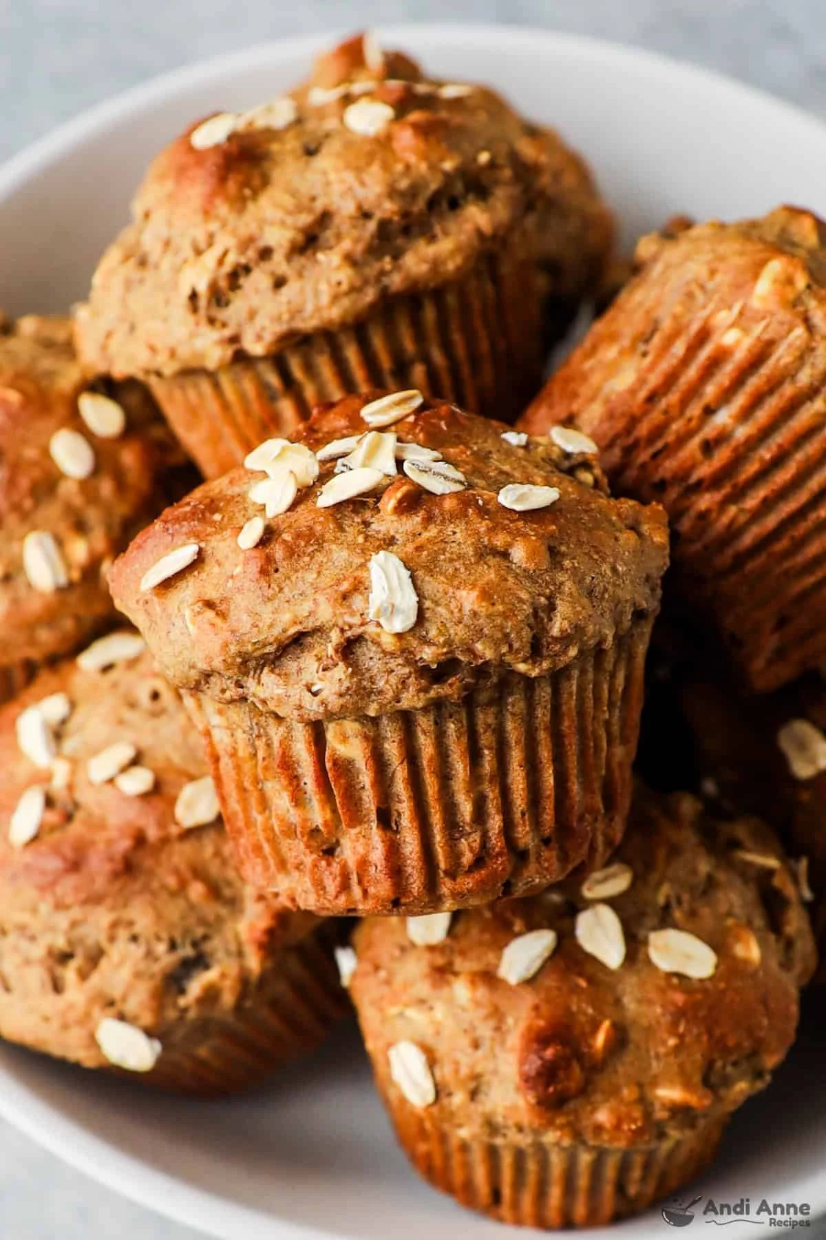 Whole Wheat Banana Muffins