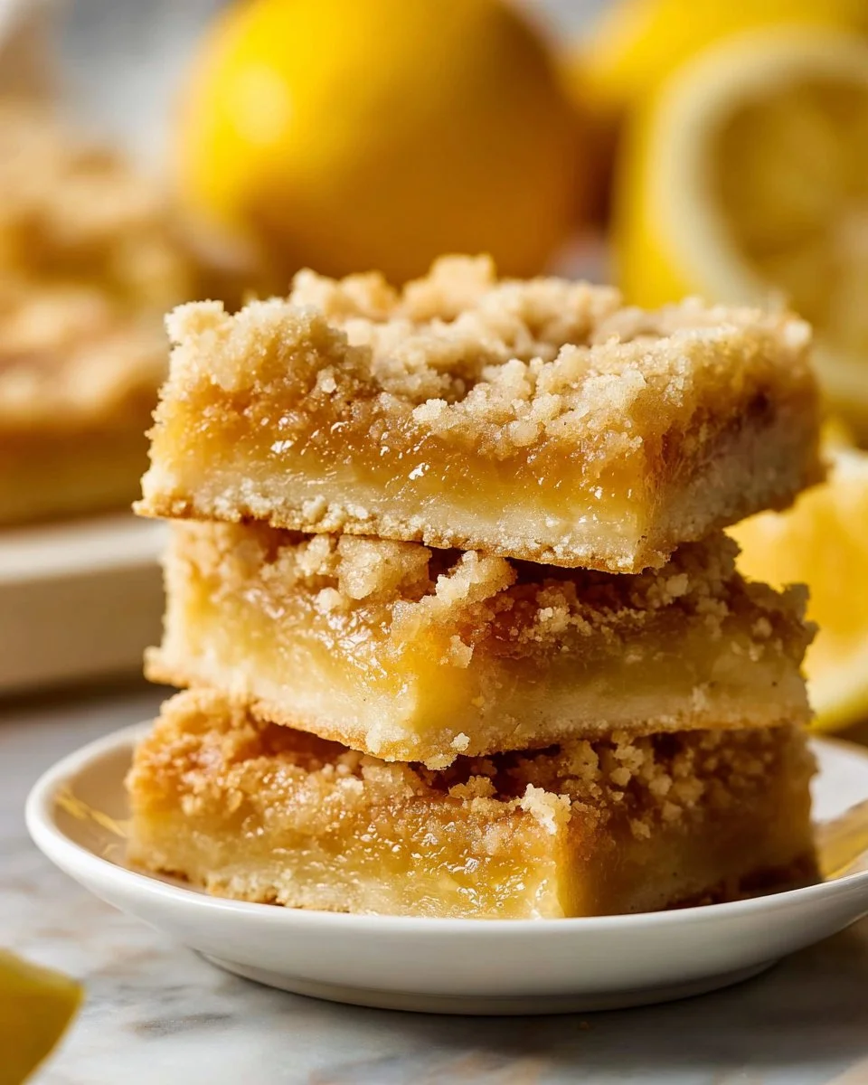 Refreshing Lemon Bars with Soda Cracker Crust