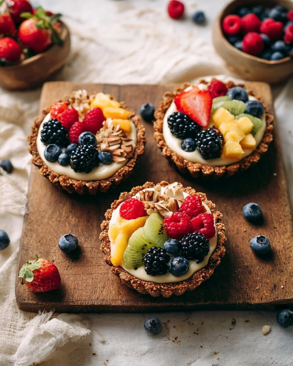 RAW FRUIT TARTS