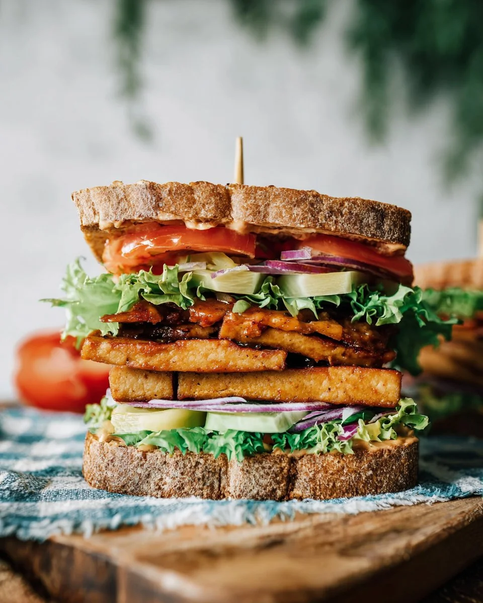 Smoky Chipotle Tofu Sandwich TLT