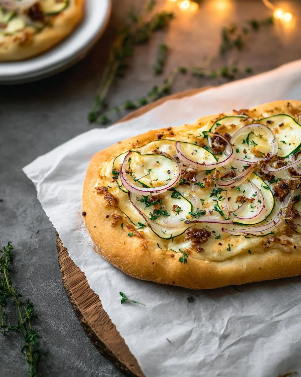 Vegan White Pizza