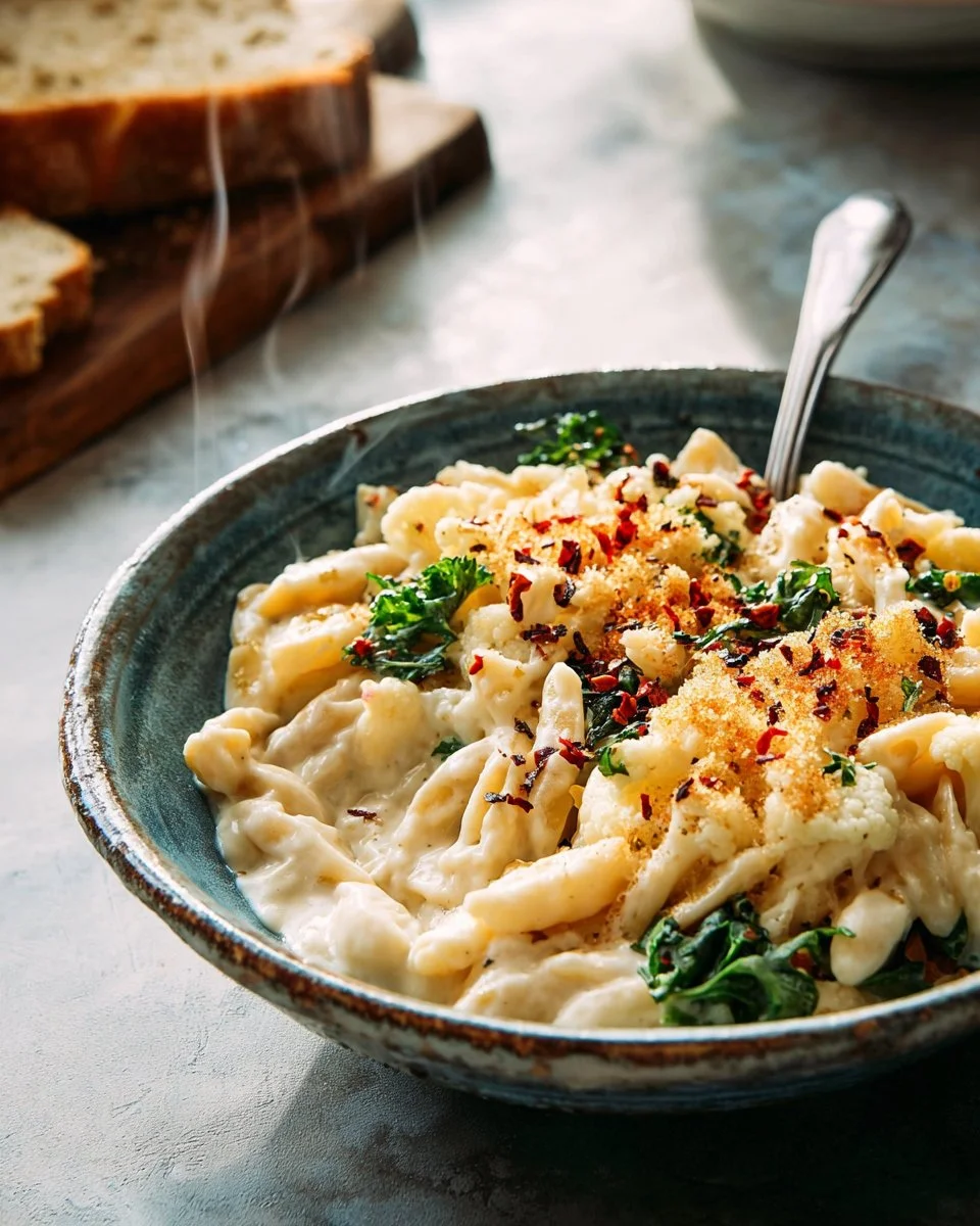 White Bean & Cauliflower Alfredo