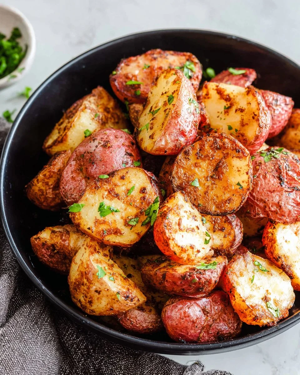 Deliciously roasted Air Fryer Radishes served in a bowl