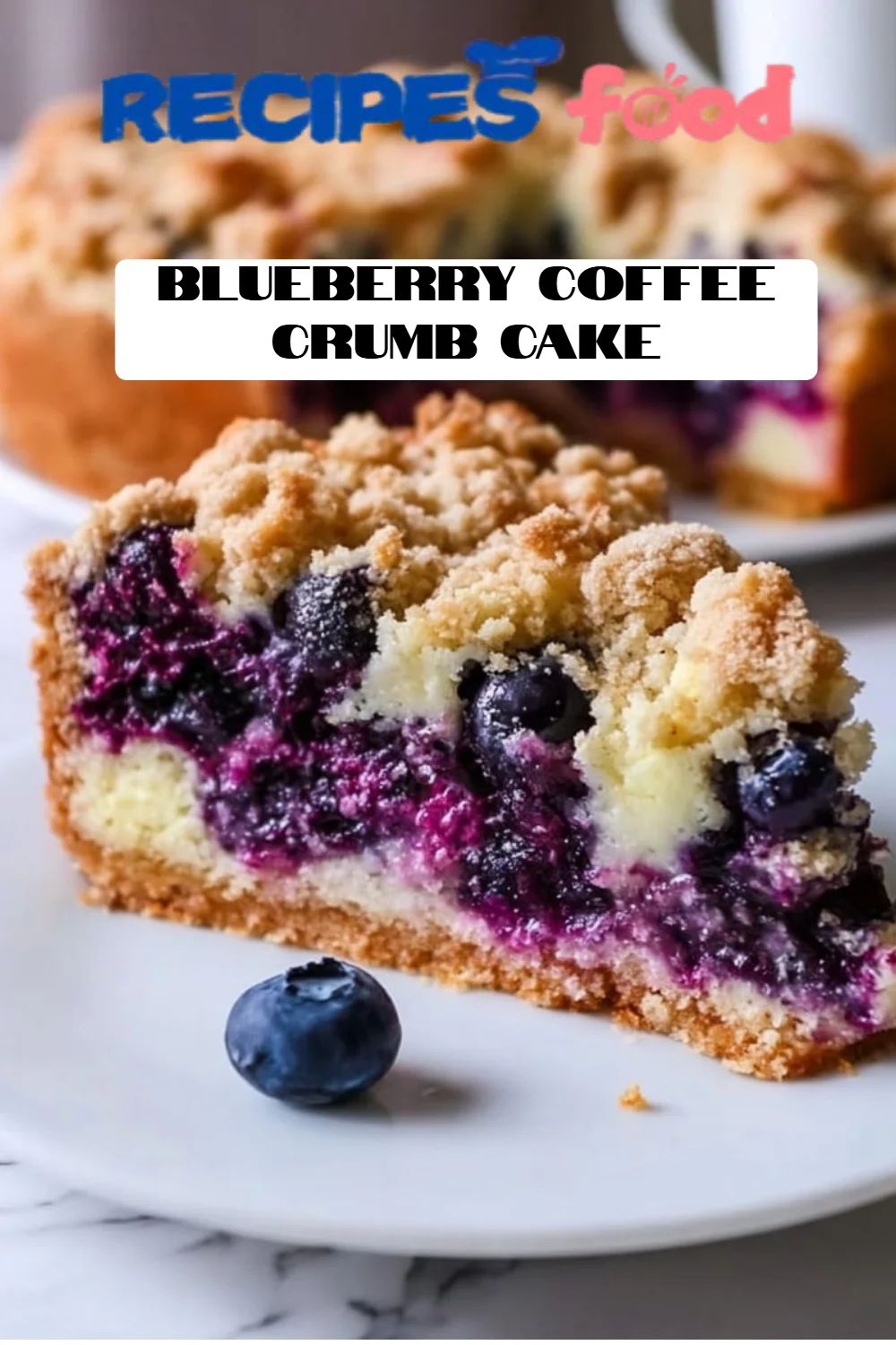 Blueberry Coffee Crumb Cake