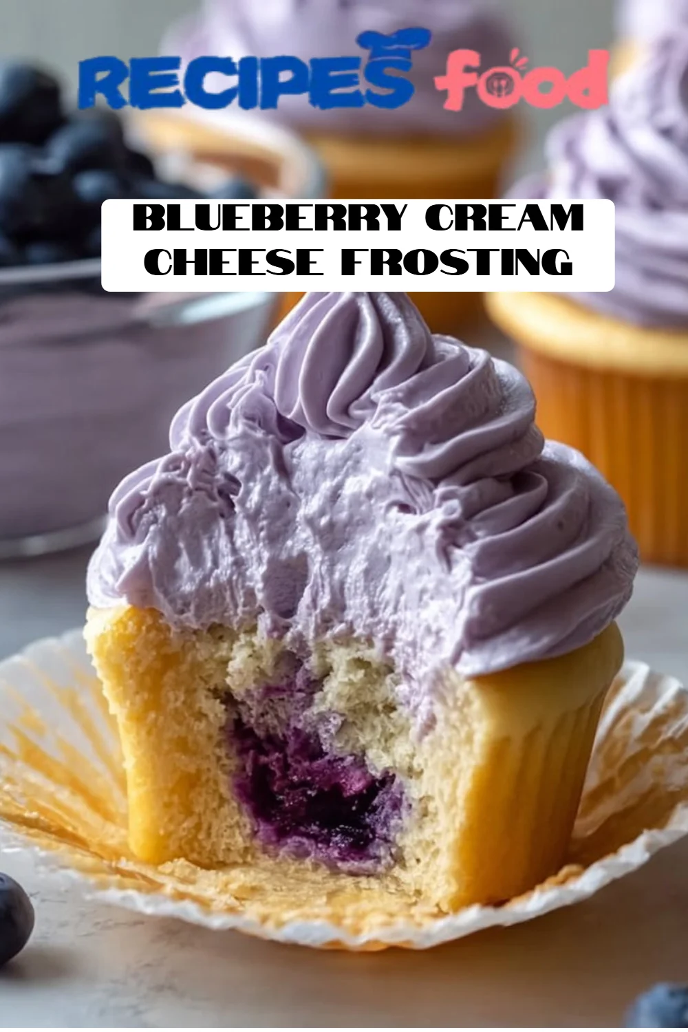 Blueberry Cream Cheese Frosting