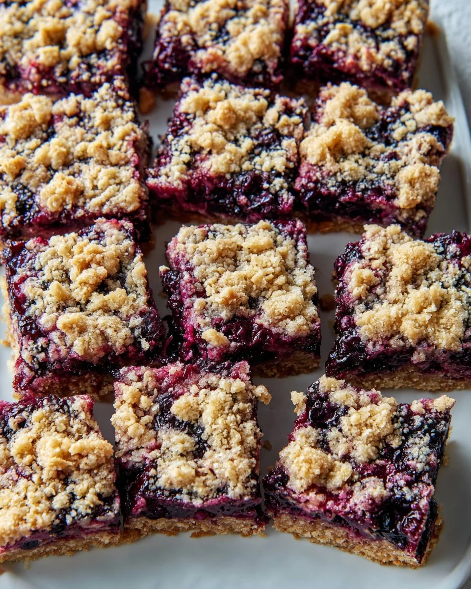 Blueberry Oatmeal Bars