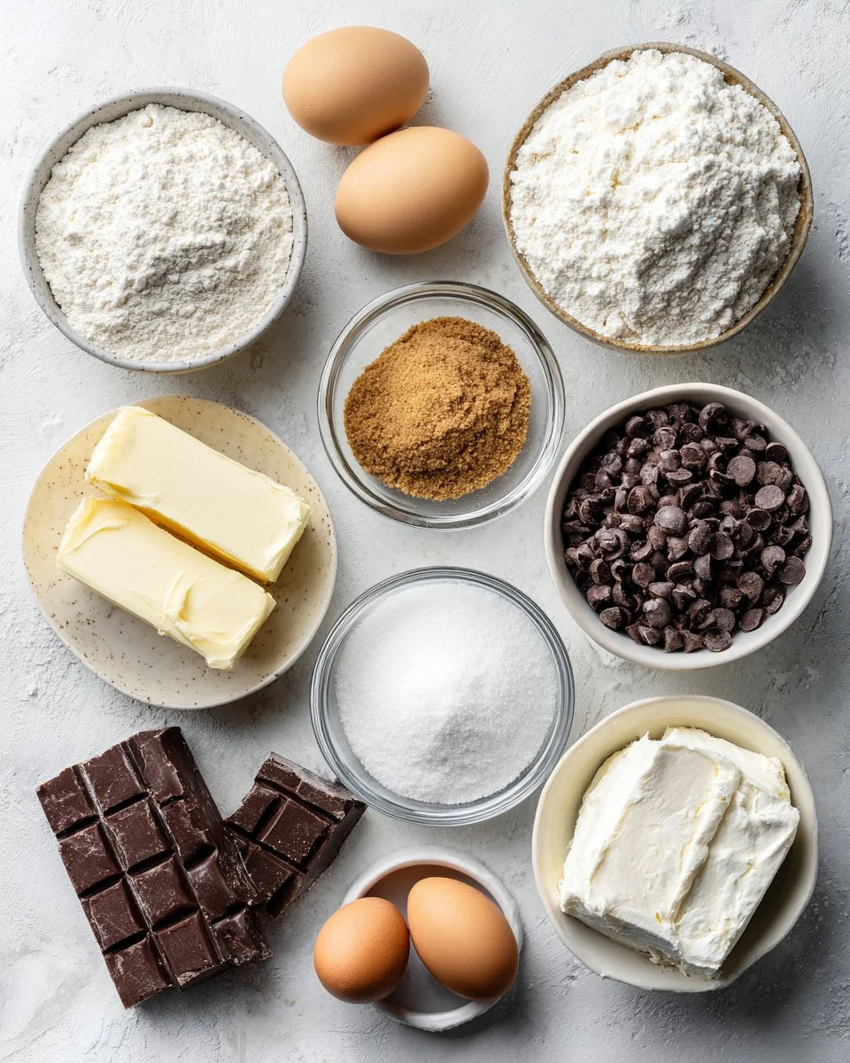 Chocolate Chip Cookie Cheesecake Bars